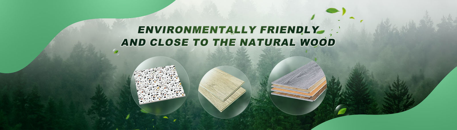 Papan lantai kayu Oak PVC yang menempel sendiri
